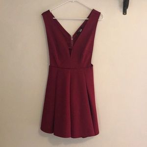 Beautiful deep red dress